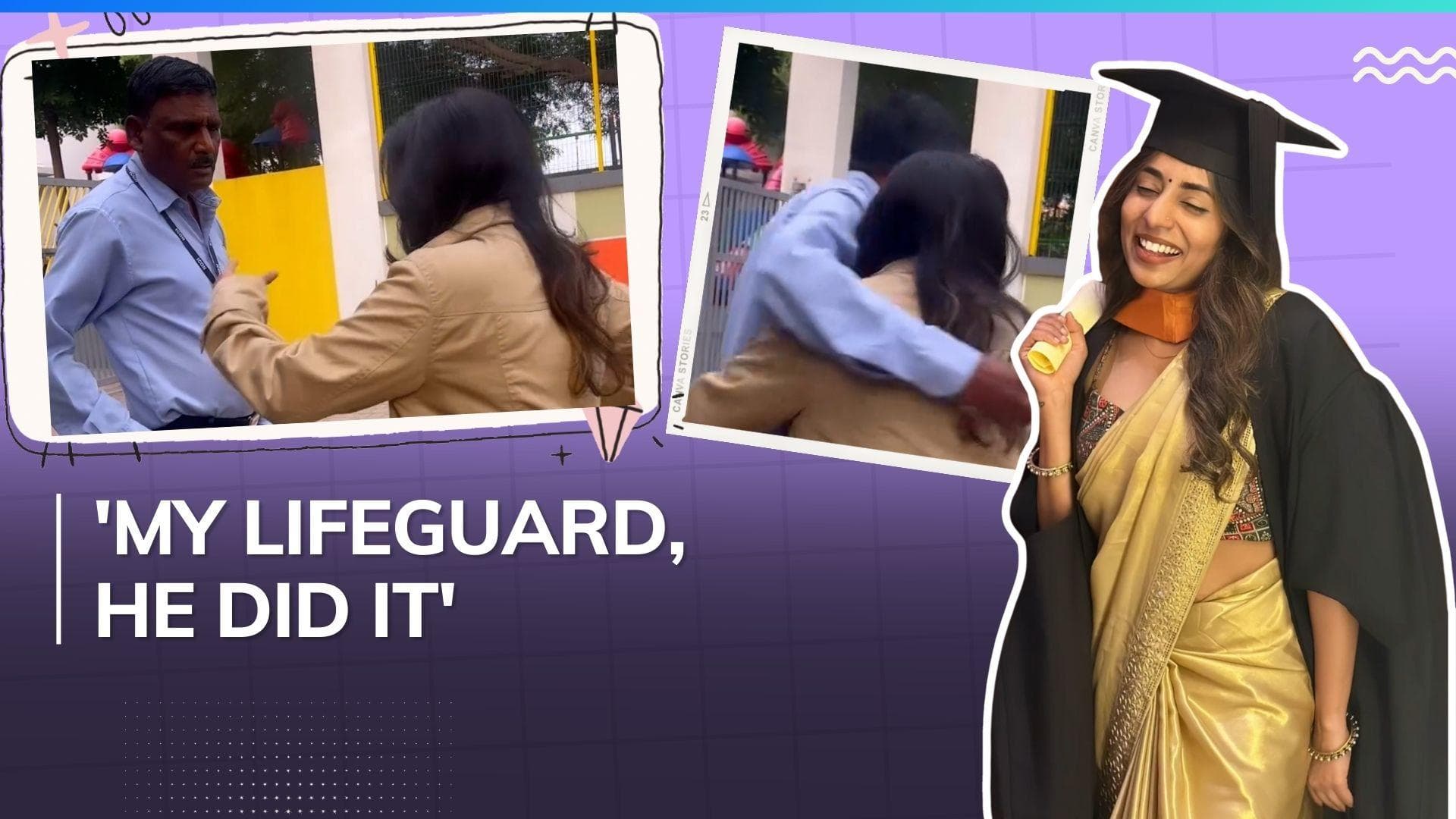 Security guard's daughter graduates from UK college, video goes viral