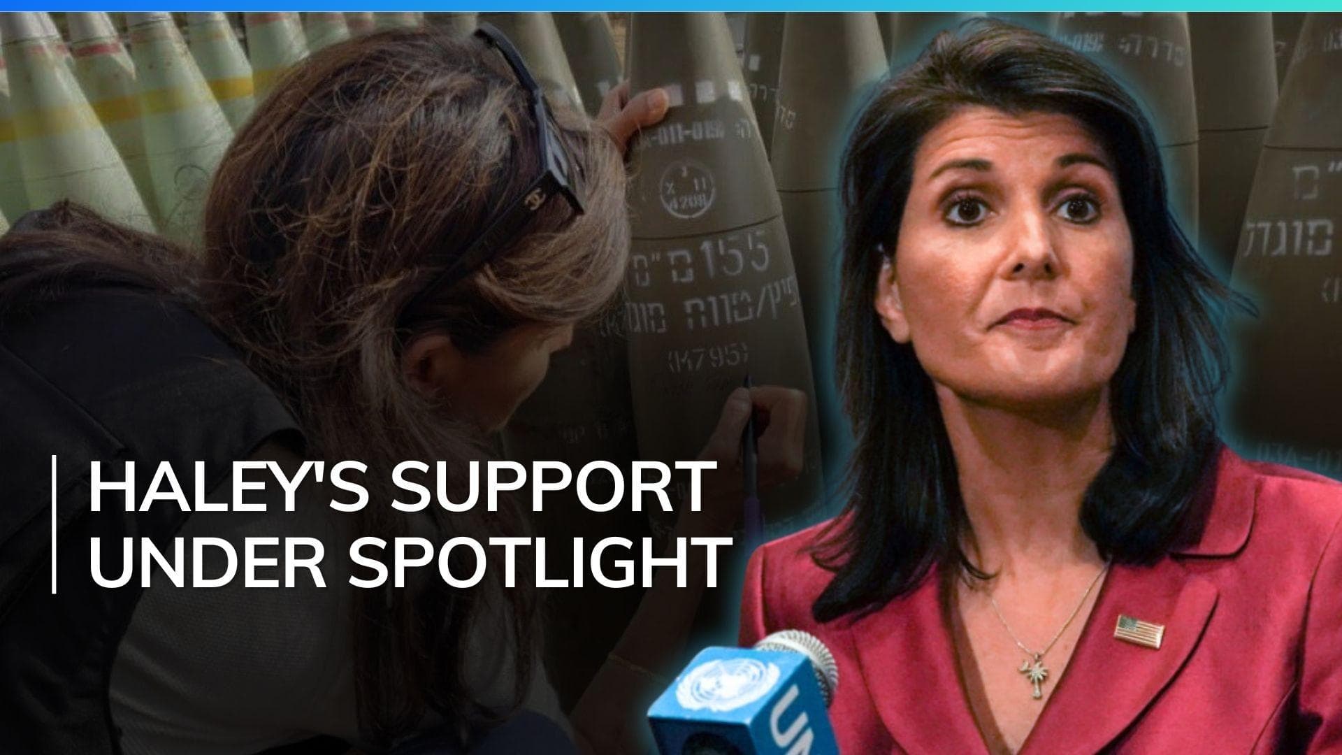Nikki Haley writes 'finish them' on Israeli shell, says lawmaker