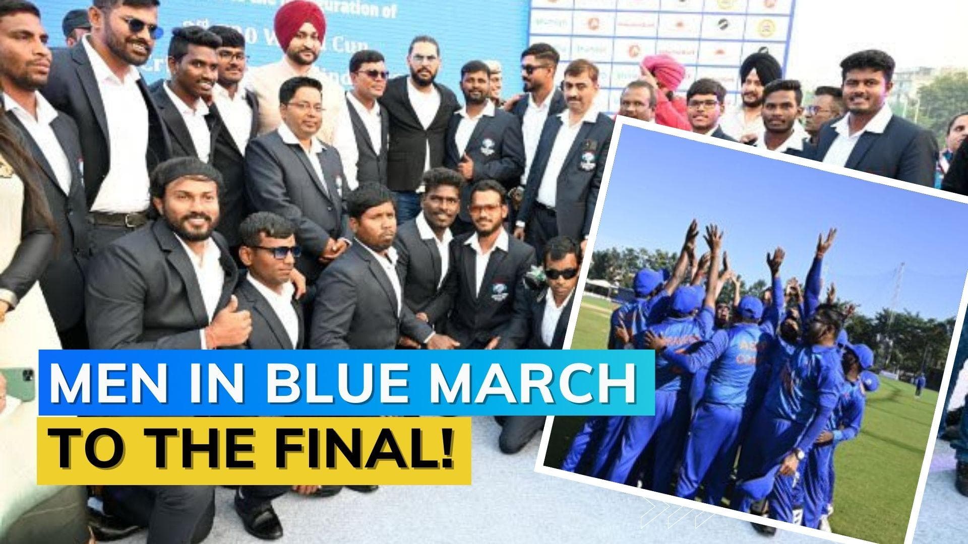  India through to the final of Blind Cricket World Cup, beat South Africa by 207 runs in semis