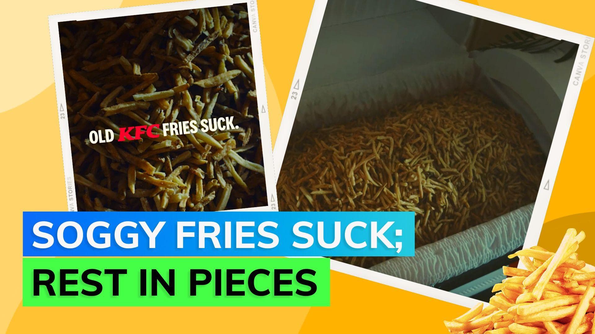 KFC held a funeral for its bland french fries, calls it the end of soggy fry era
