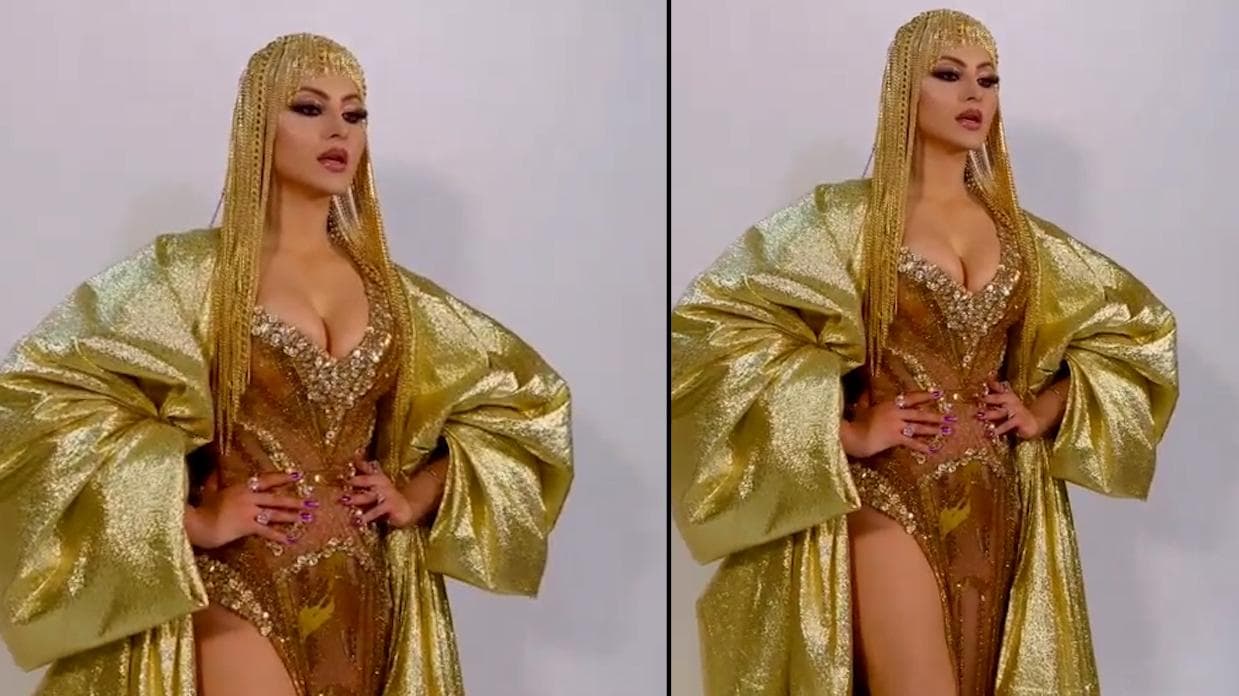 Urvashi Rautela ने अरब फैशन वीक में पहनी सोने की ड्रेस, कीमत सुन कर हैरान रह जाएंगे आप 