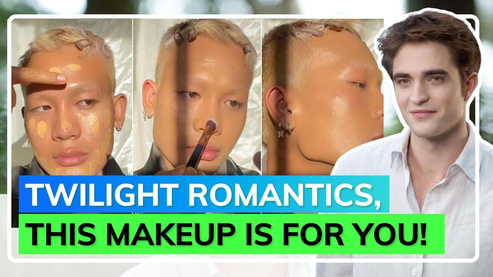 This Halloween try the ultimate Edward Cullen vampire skin finish