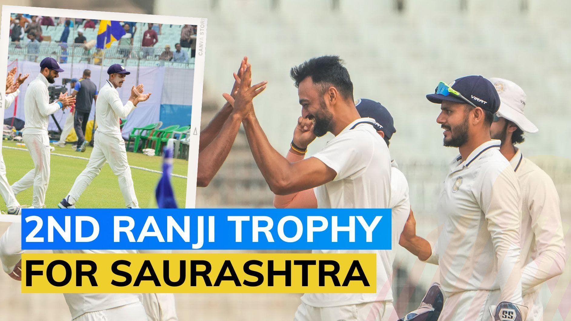 Ranji Trophy: Saurashtra crowned champions, beat Bengal by 9 wickets to win 2nd title