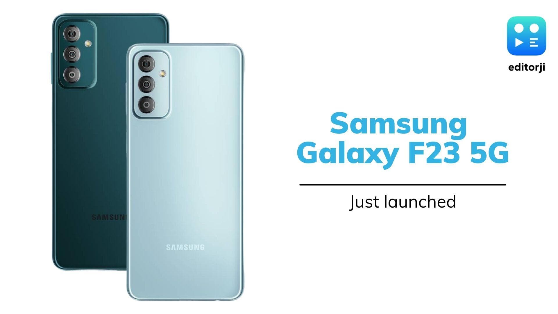 Samsung Galaxy F23 5G smartphone launched in India: check price, specs