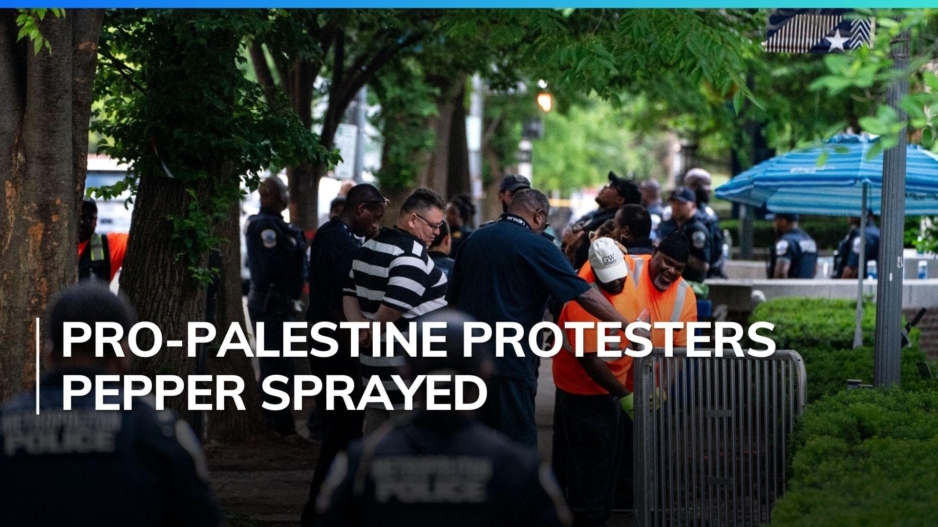 Dozens arrested at George Washington University as DC mayor's congressional hearing is canceled