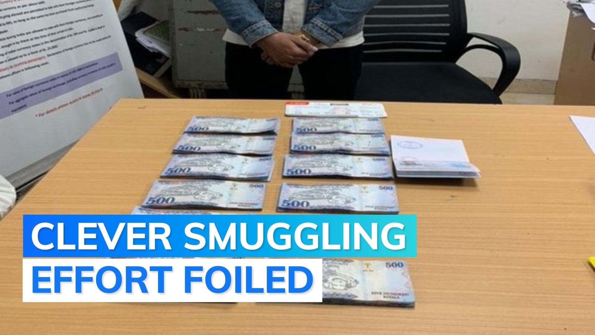 Stuffed in lehenga 'buttons', Saudi Riyals worth Rs 41-lakh seized at Delhi airport