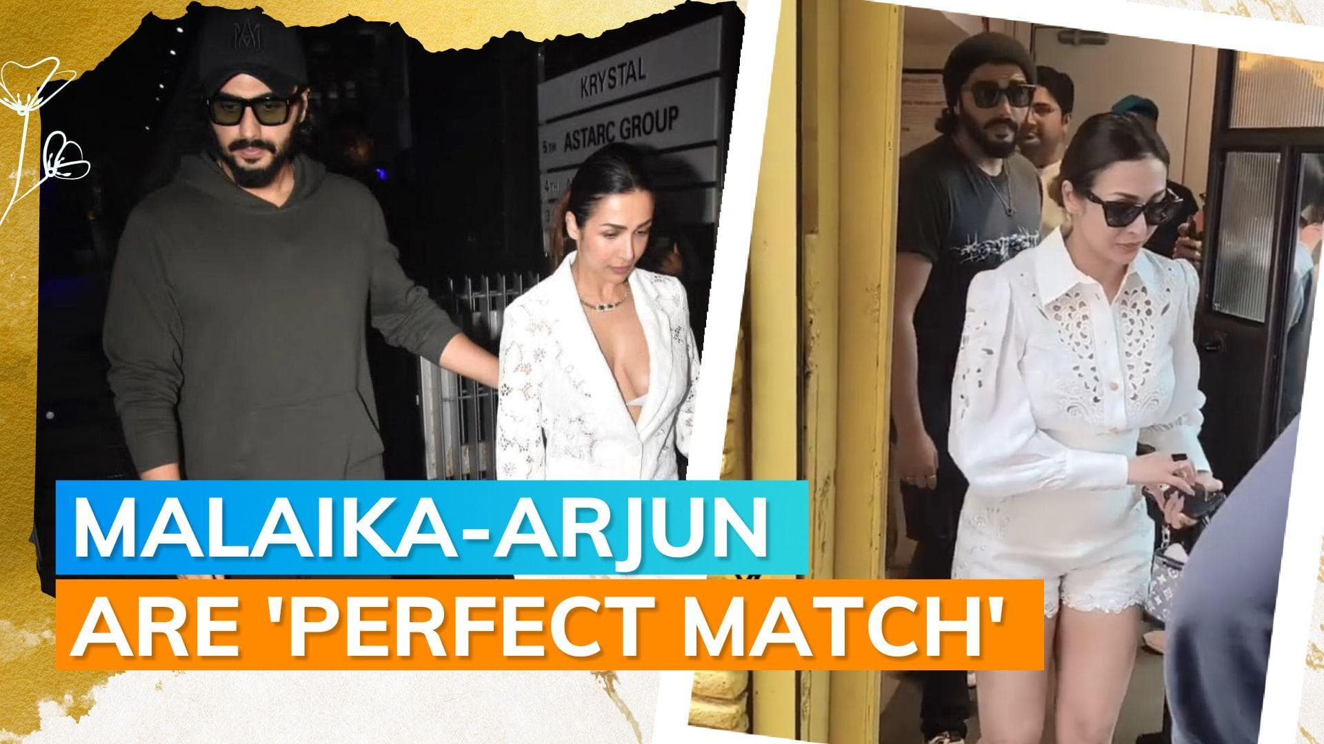 Malaika Arora and Arjun Kapoor clear off breakup rumours in style as they step out for a date 