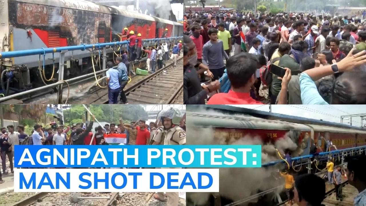 Agnipath scheme protest: youth shot dead in Telangana, several others injured