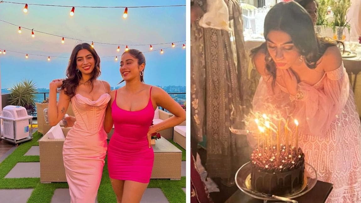 Khushi Kapoor's 21st birthday celebrations with sister Janhvi, Aaliyah Kashyap and others