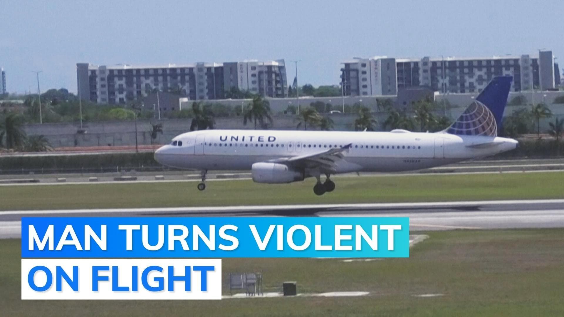 Man held for allegedly unlocking emergency door, stabbing crew on US flight