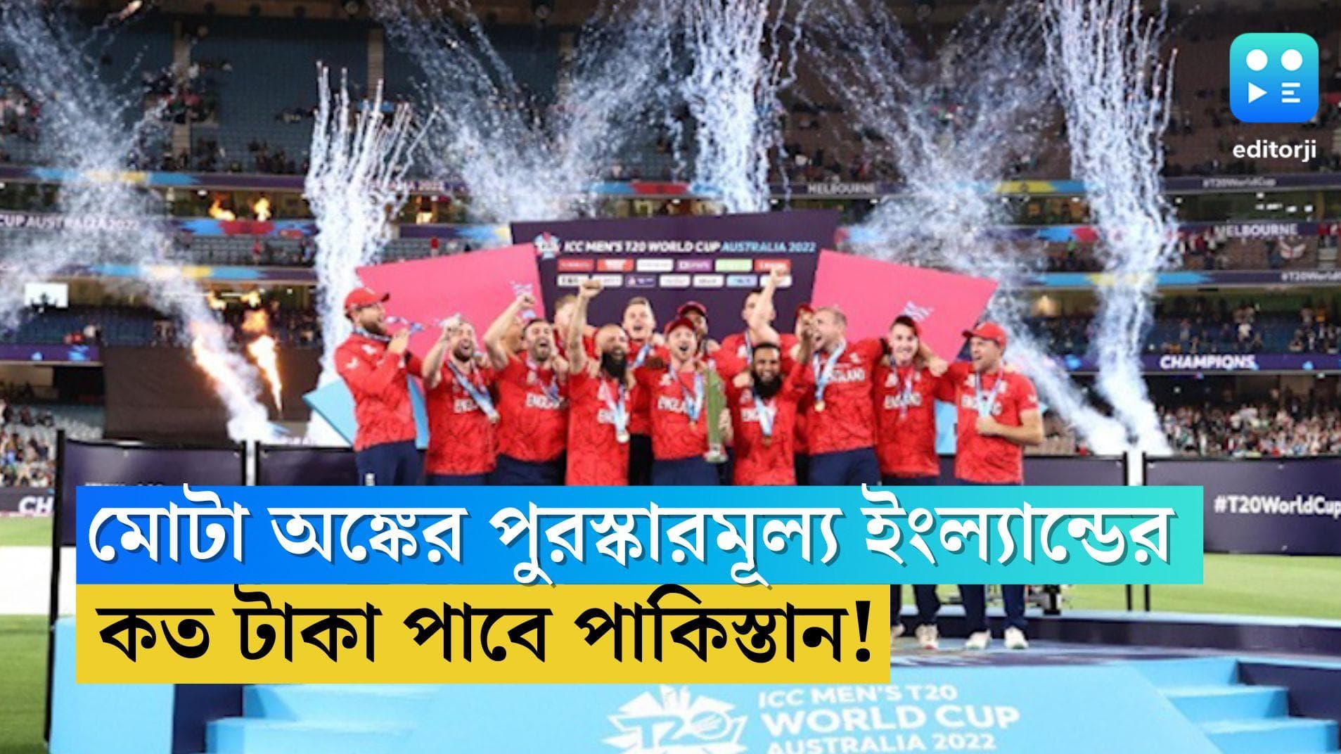 T20 World Cup Final: বিশ্বকাপ জিতে মোটা অঙ্কের পুরস্কারমূল্য ইংল্যান্ডের, কত অর্থ পেল পাকিস্তান!