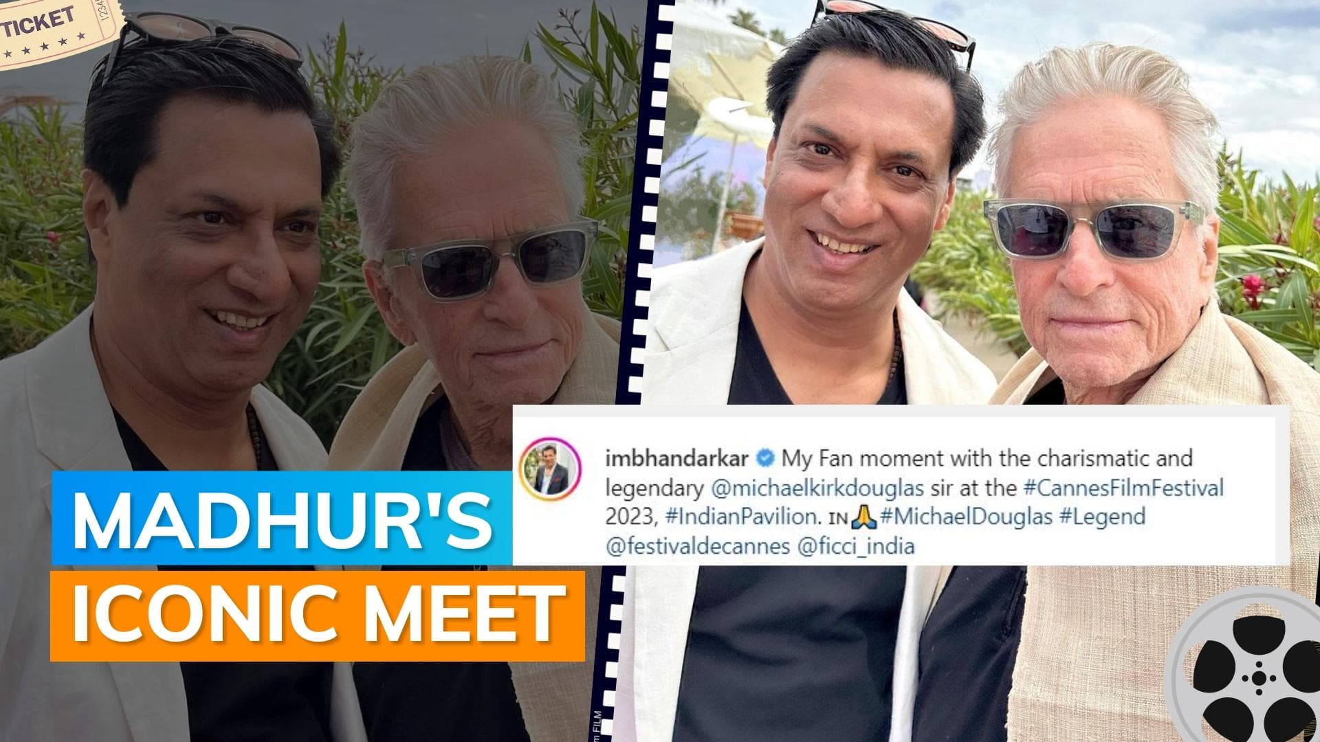 Cannes Film Festival: Madhur Bhandarkar’s fan moment with ‘charismatic’ Michael Douglas