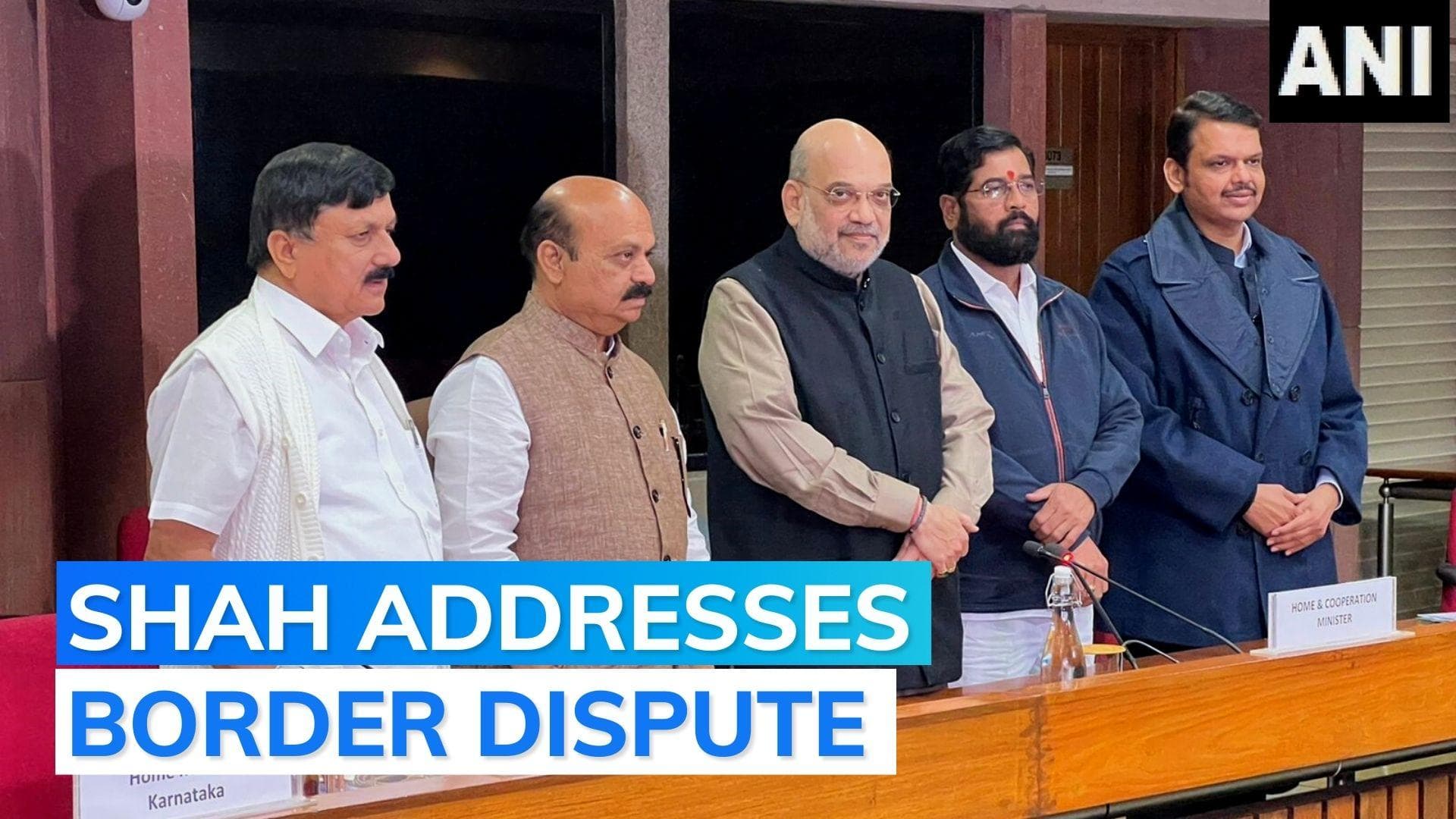 Amid border row, Amit Shah meets CMs of Karnataka and Maharashtra