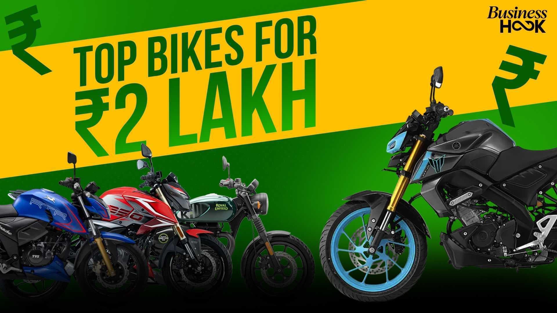 6 bikes in a budget of ₹2 lakh: Top picks