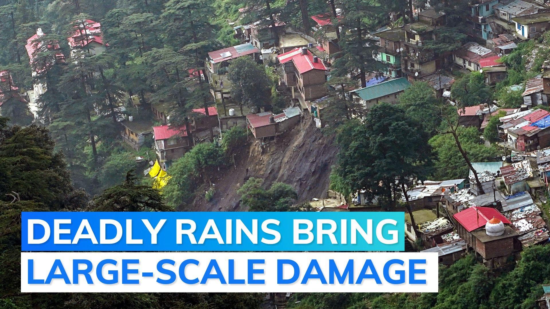 Rain fury in Himachal: stranded people airlifted, death toll mounts to 60; more feared buried
