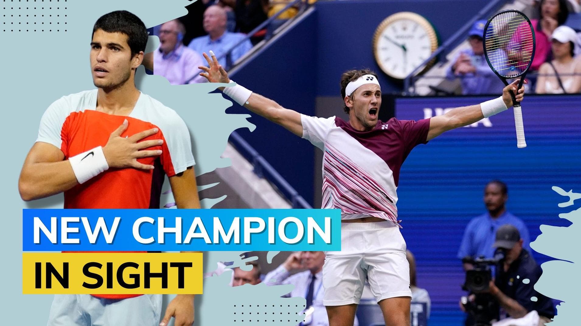 US Open 2022: Carlos Alcaraz to face Casper Ruud in men's singles final on Sunday