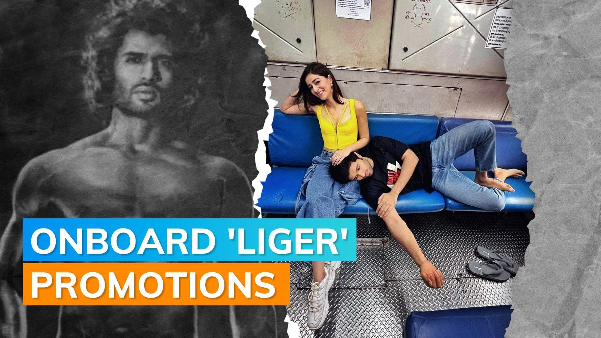 ‘Liger’ promotions ‘on track’: Ananya Panday and Vijay Deverakonda board the Mumbai local 
