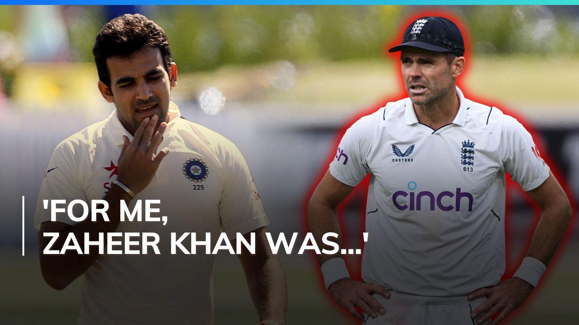 Zaheer Khan was someone I used to watch a lot to try and learn from: James Anderson