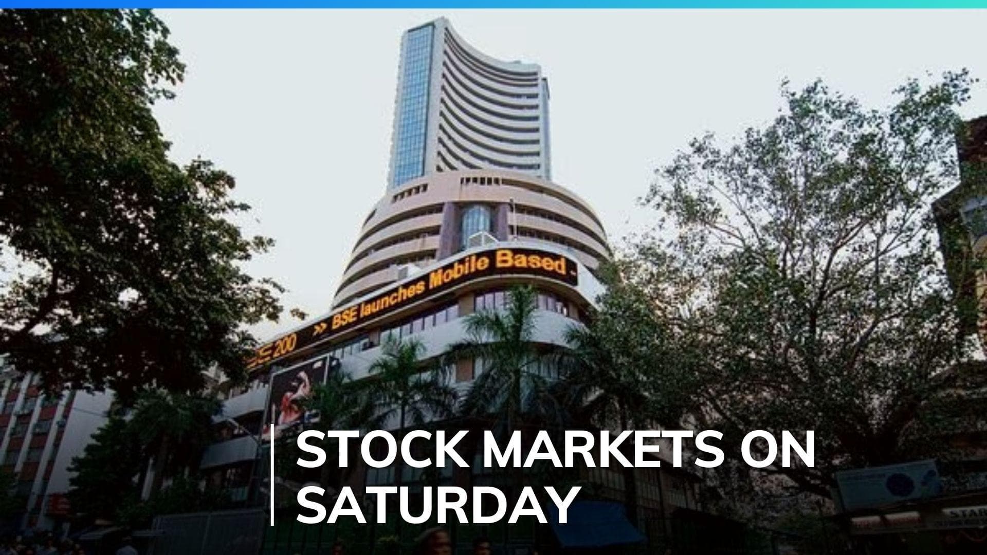 Nifty, Sensex trade flat on Saturday's full-day trading session