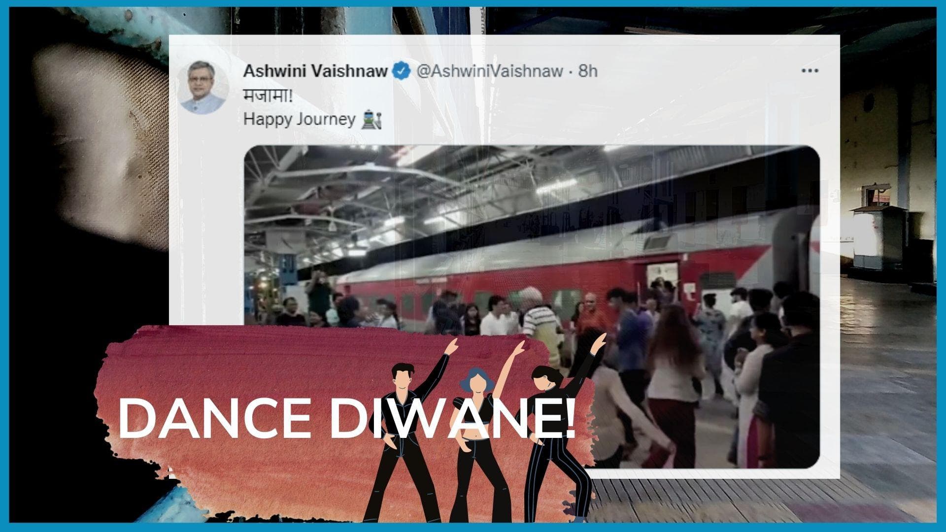 Passengers break into Garba as train reaches station 20 minutes early | Watch