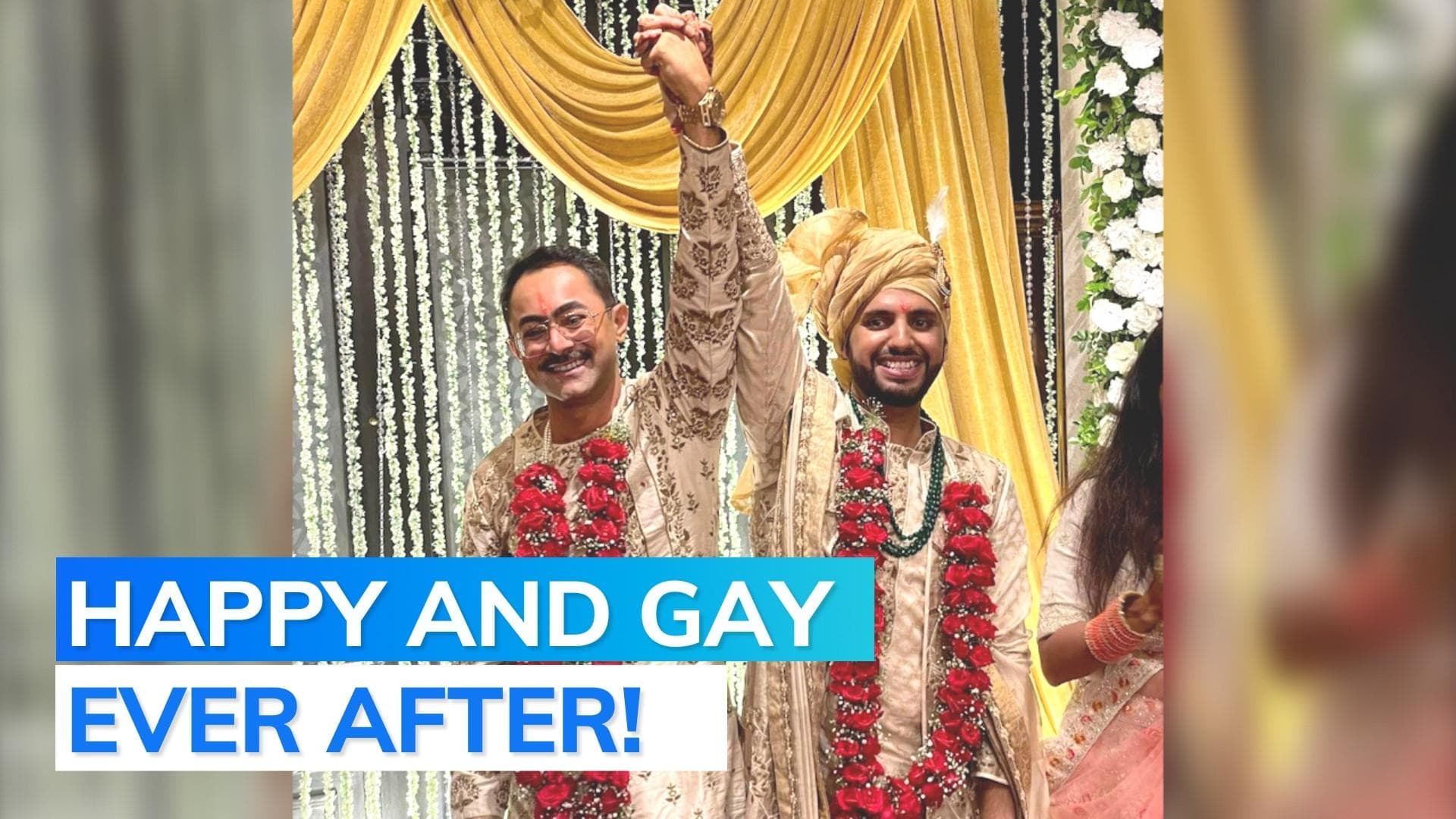 Kolkata gay couple takes vows in an intimate ceremony, photos viral
