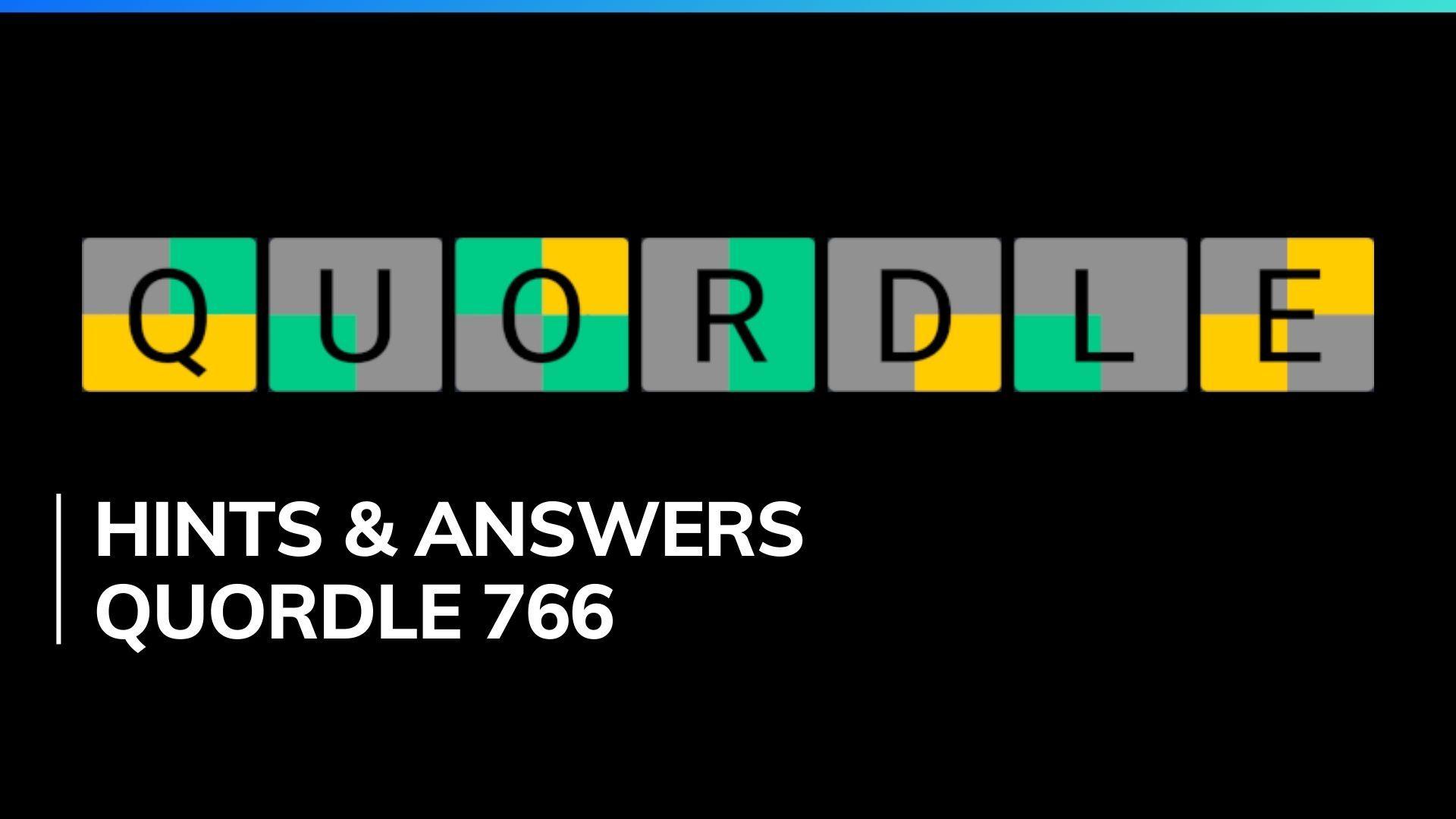 Quordle 766 Hints and Answers for February 29, 2024: Unlocking the answers