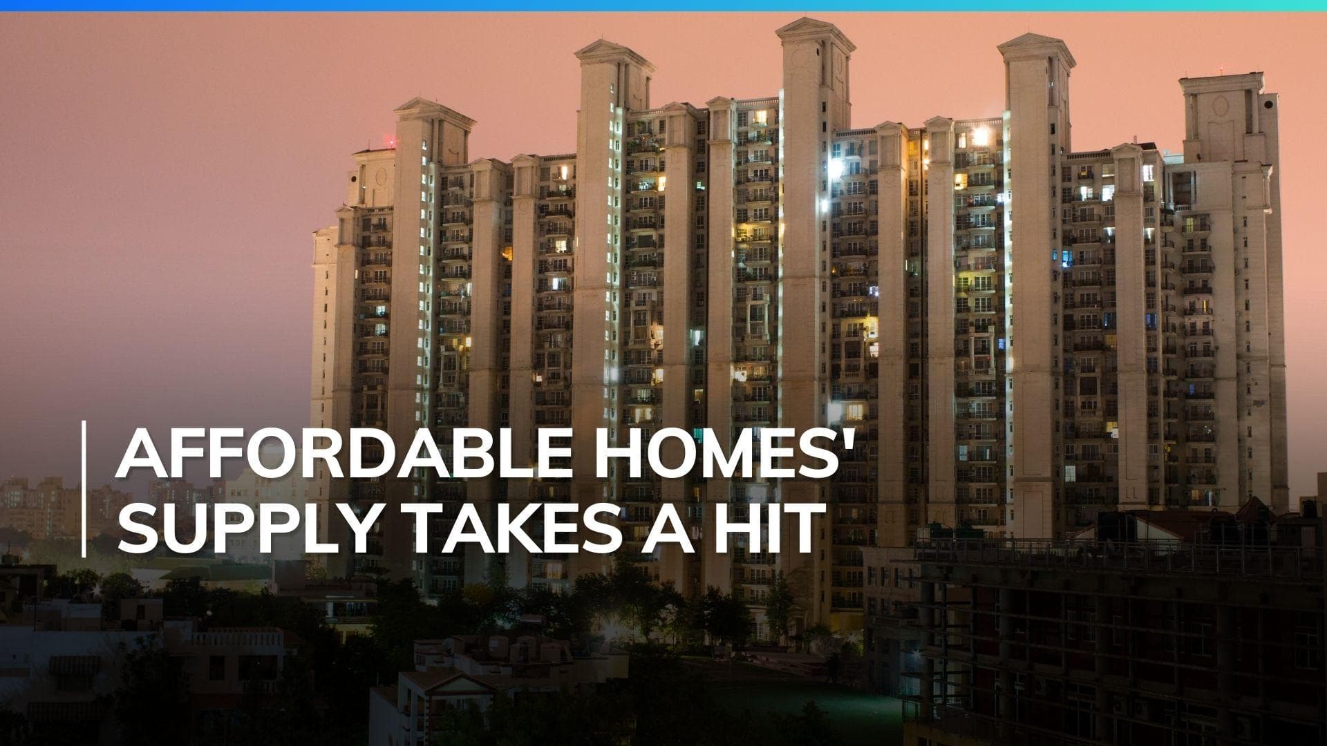 38% fall in supply of affordable homes priced under Rs 60 lakh