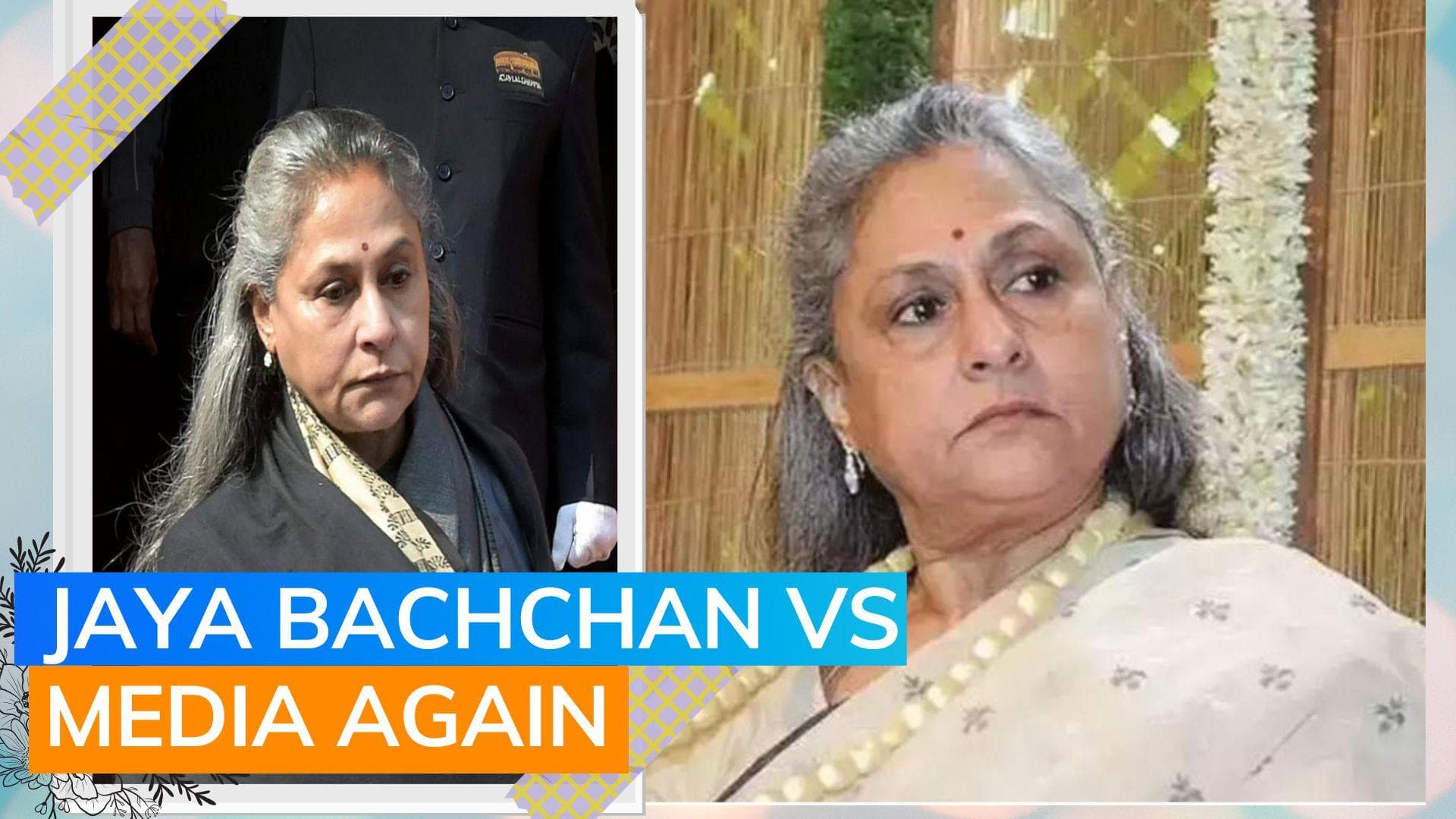 Jaya Bachchan calls the paparazzi 'intruders' as they try to take pictures outside Pratiksha on Diwali