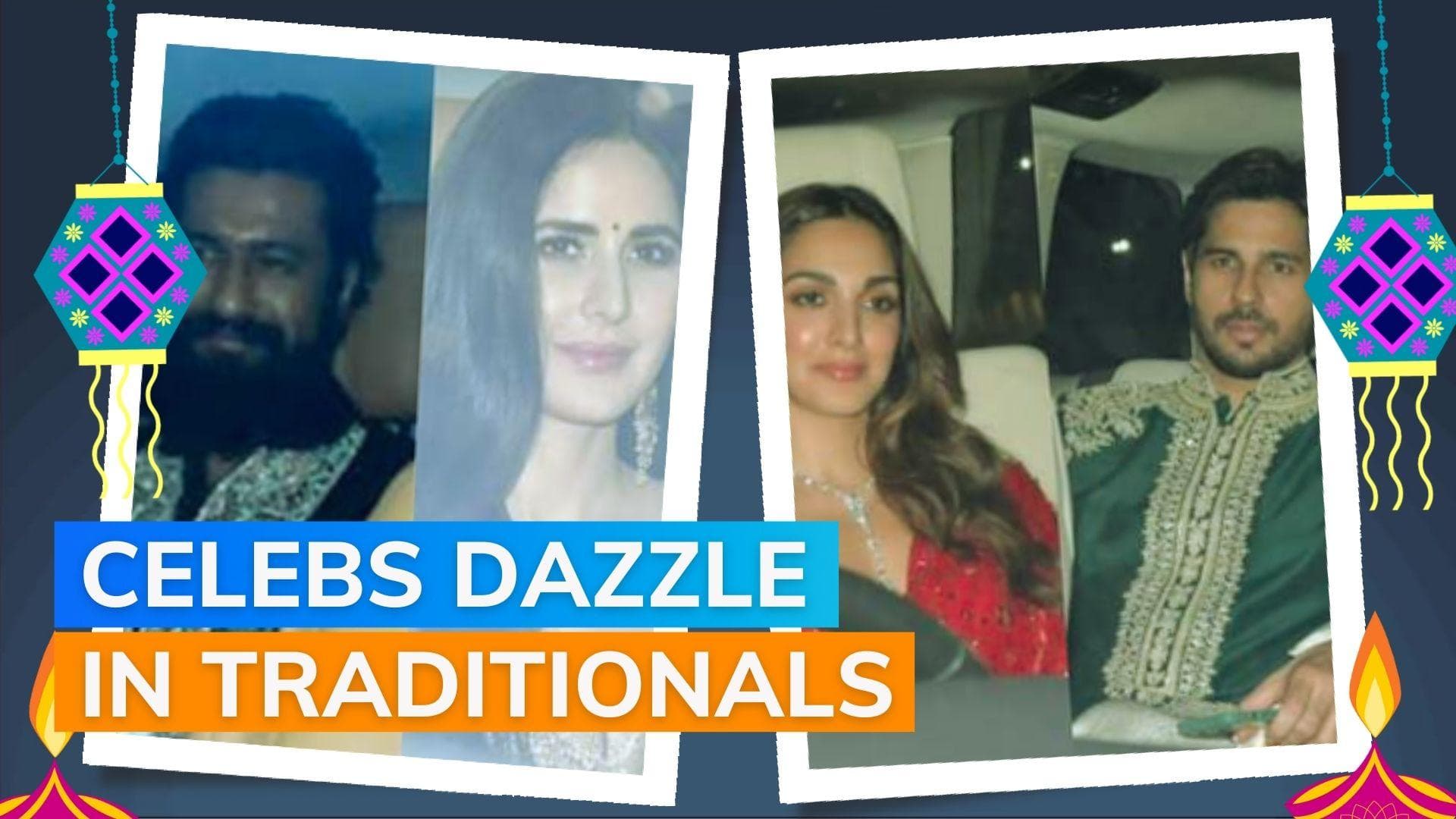 Sidharth Malhotra-Kiara Advani, Janhvi and others attend Amritpal's grand Diwali bash