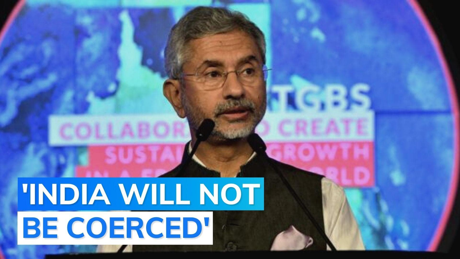 India's response was 'strong and firm', says Jaishankar on China's attempt to change status quo at LAC