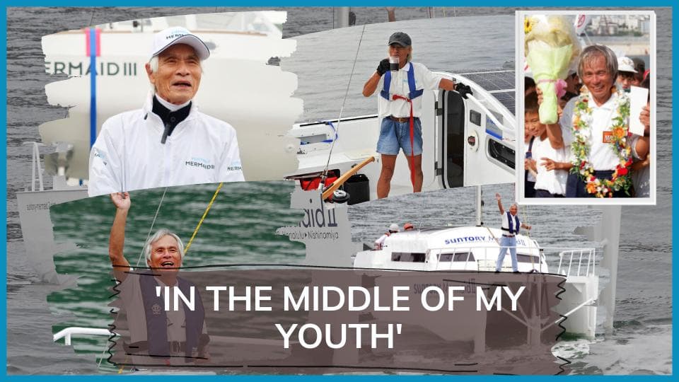83-year-old Japanese man crosses Pacific Ocean solo