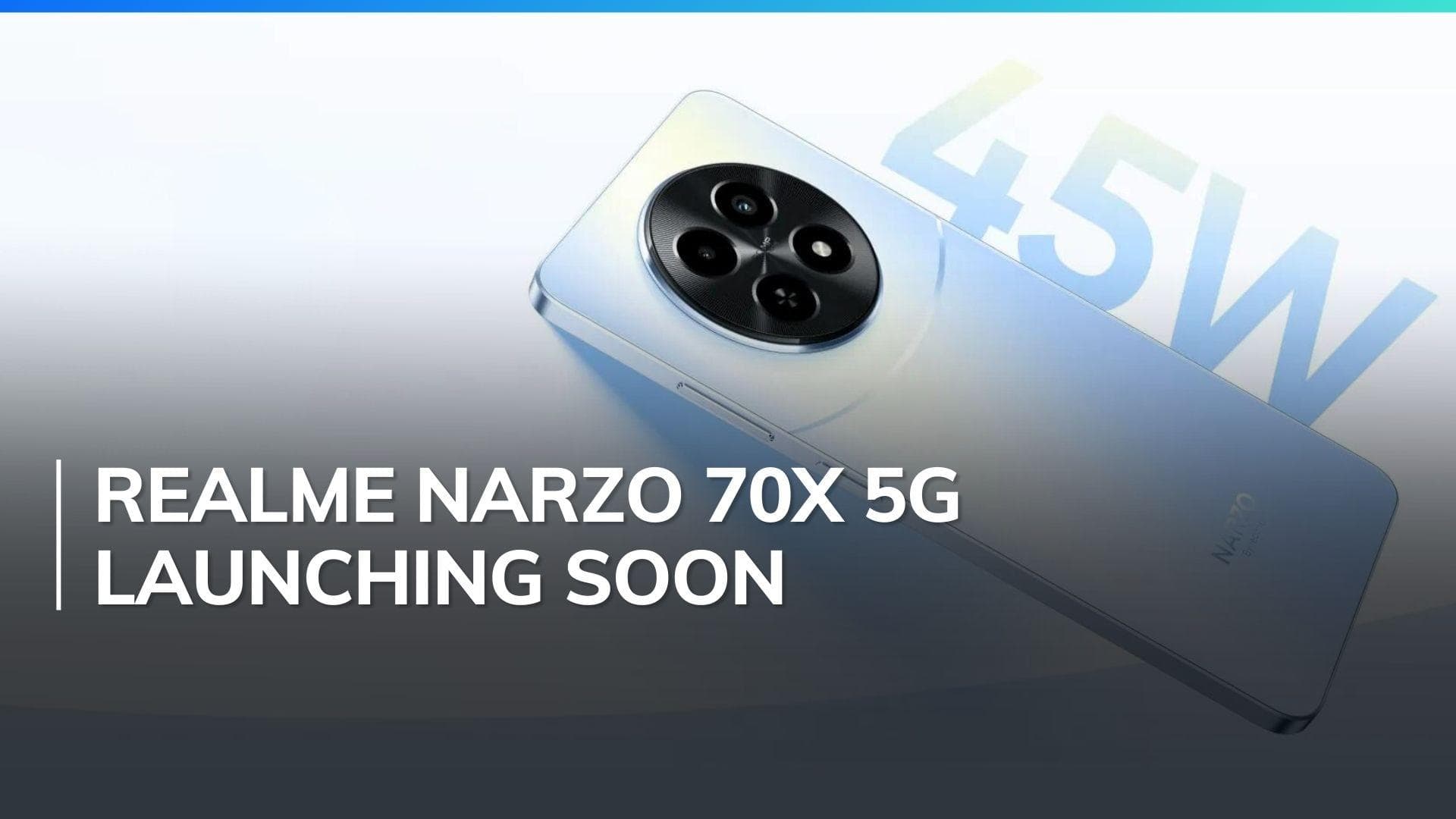 Realme Narzo 70x 5G India launch announced; 5000mAh battery revealed along with other features