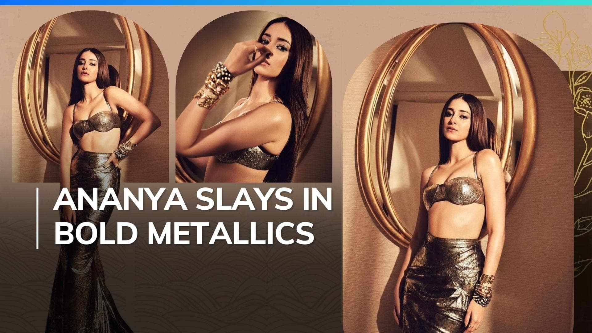 Ananya Panday stuns in mermaid-core glam at Vogue Forces of Fashion event | Watch