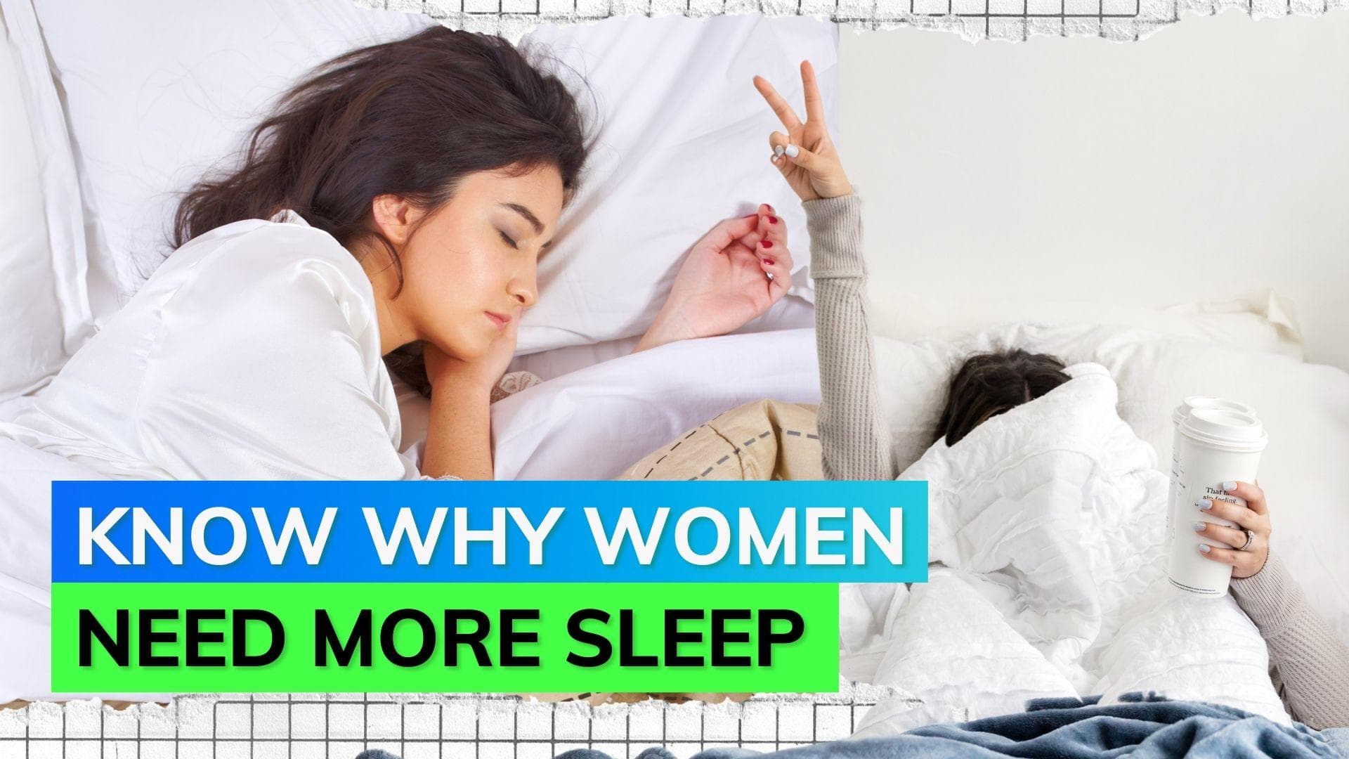 Women need more sleep than men; even science agrees