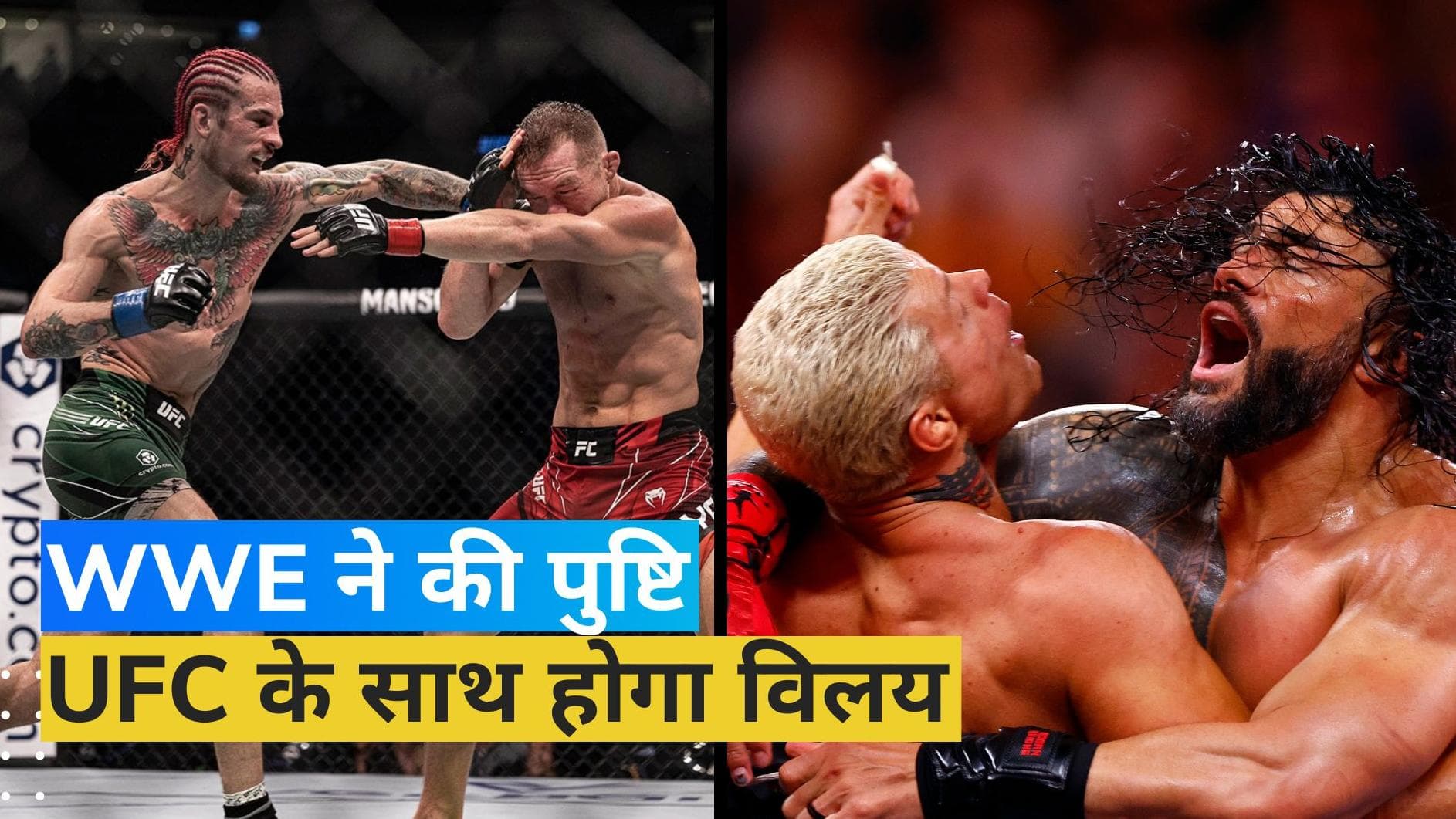 WWE ने की UFC के साथ विलय की पुष्टि, इतने अरब डॉलर की बनेगी नई कंपनी