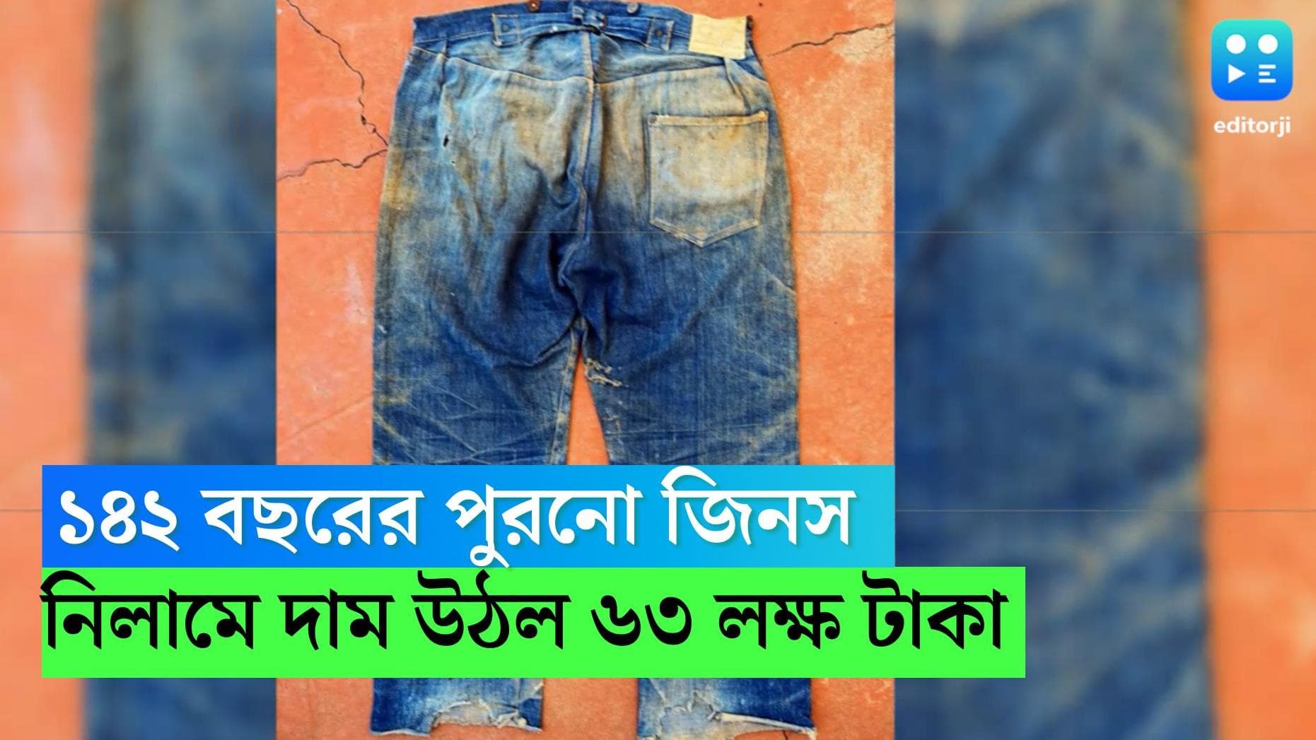 1880 Levi's jeans auction: ১৪২ বছরের পুরনো জিনস, ভারতীয় মুদ্রায় যার দাম উঠল প্রায় ৬৩ লক্ষ টাকা! 