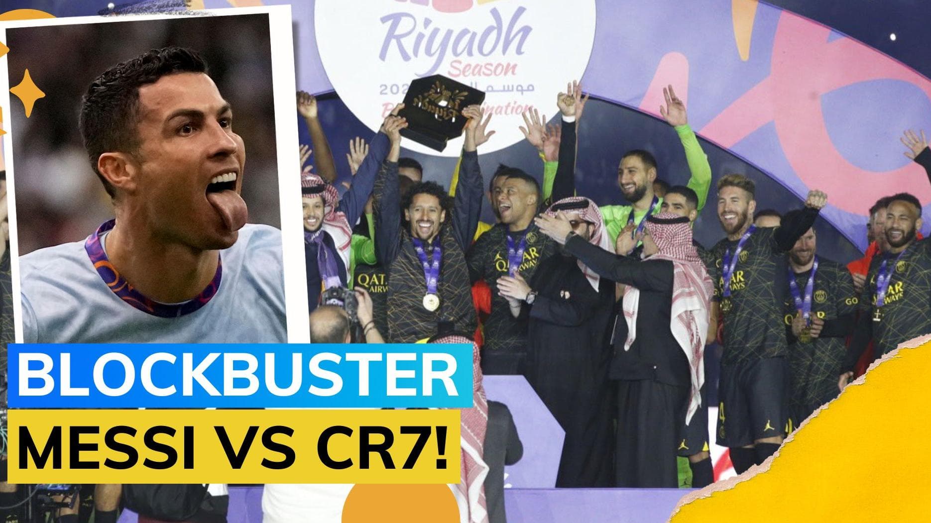 Messi vs Ronaldo: PSG beat Riyadh All-Stars in nine-goal thriller