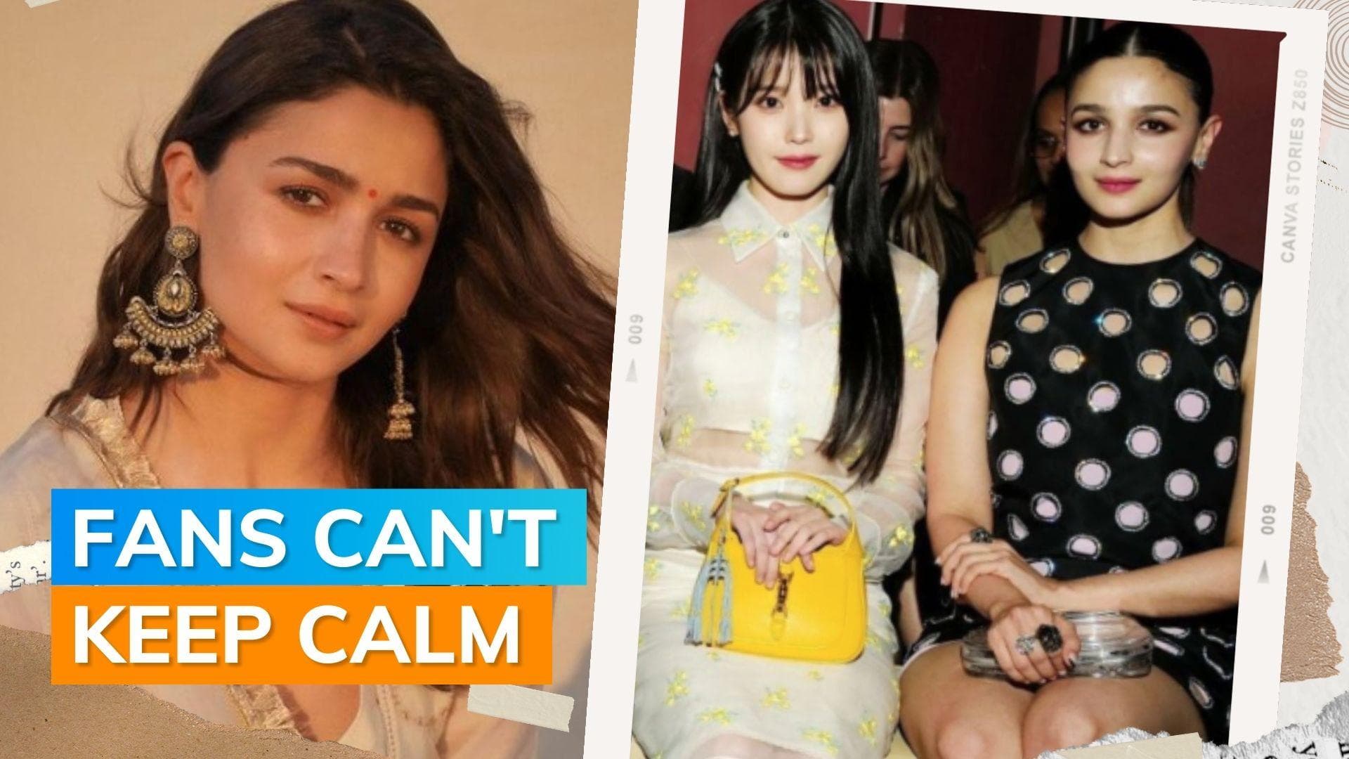 Alia Bhatt sits with K-pop star IU at Gucci fashion show; videos and pics go viral