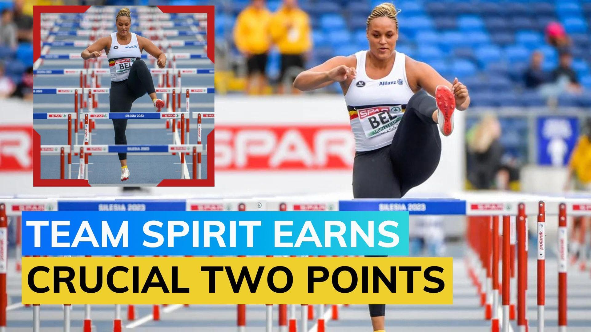 Belgian shot putter runs 100m race to avoid team's disqualification, gesture garners rivals' praise