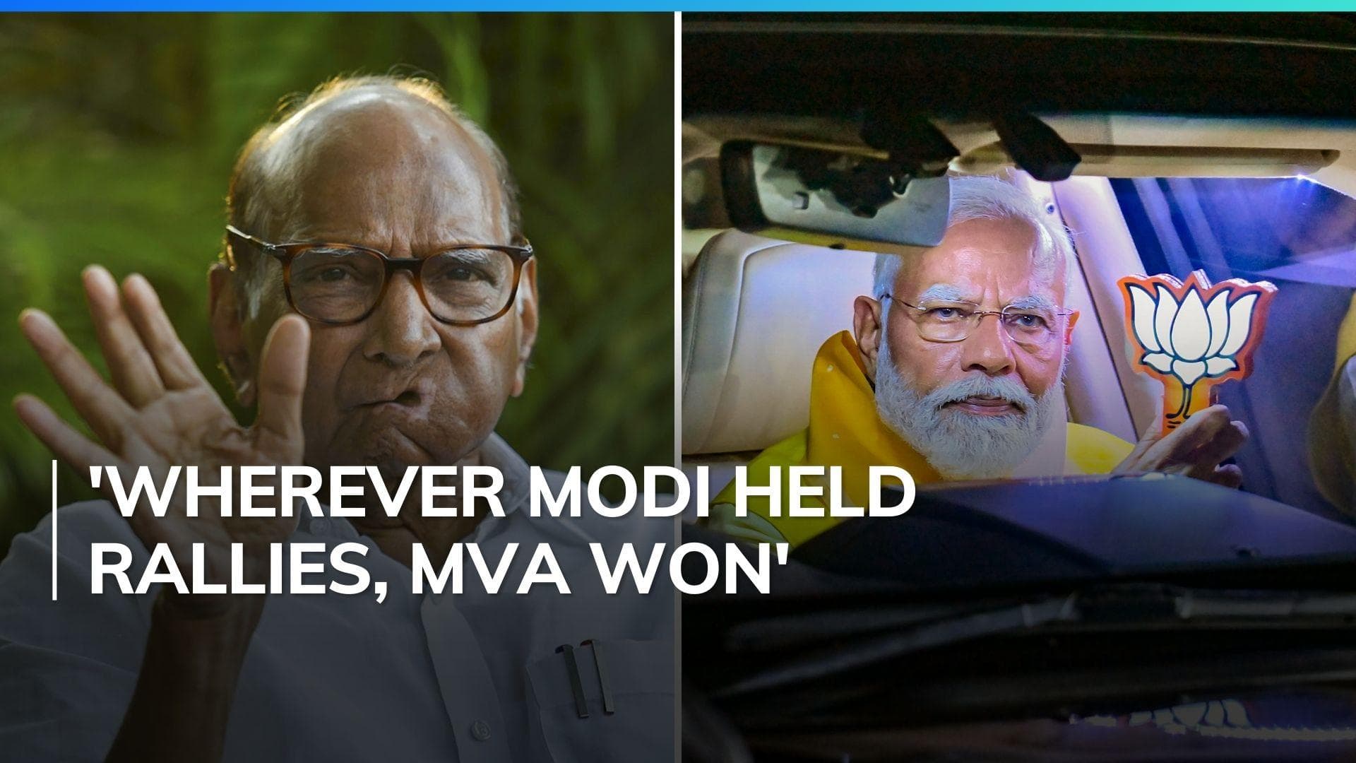 Sharad Pawar mocks PM Modi after Maha Vikas Agadi's performance in Lok Sabha polls 