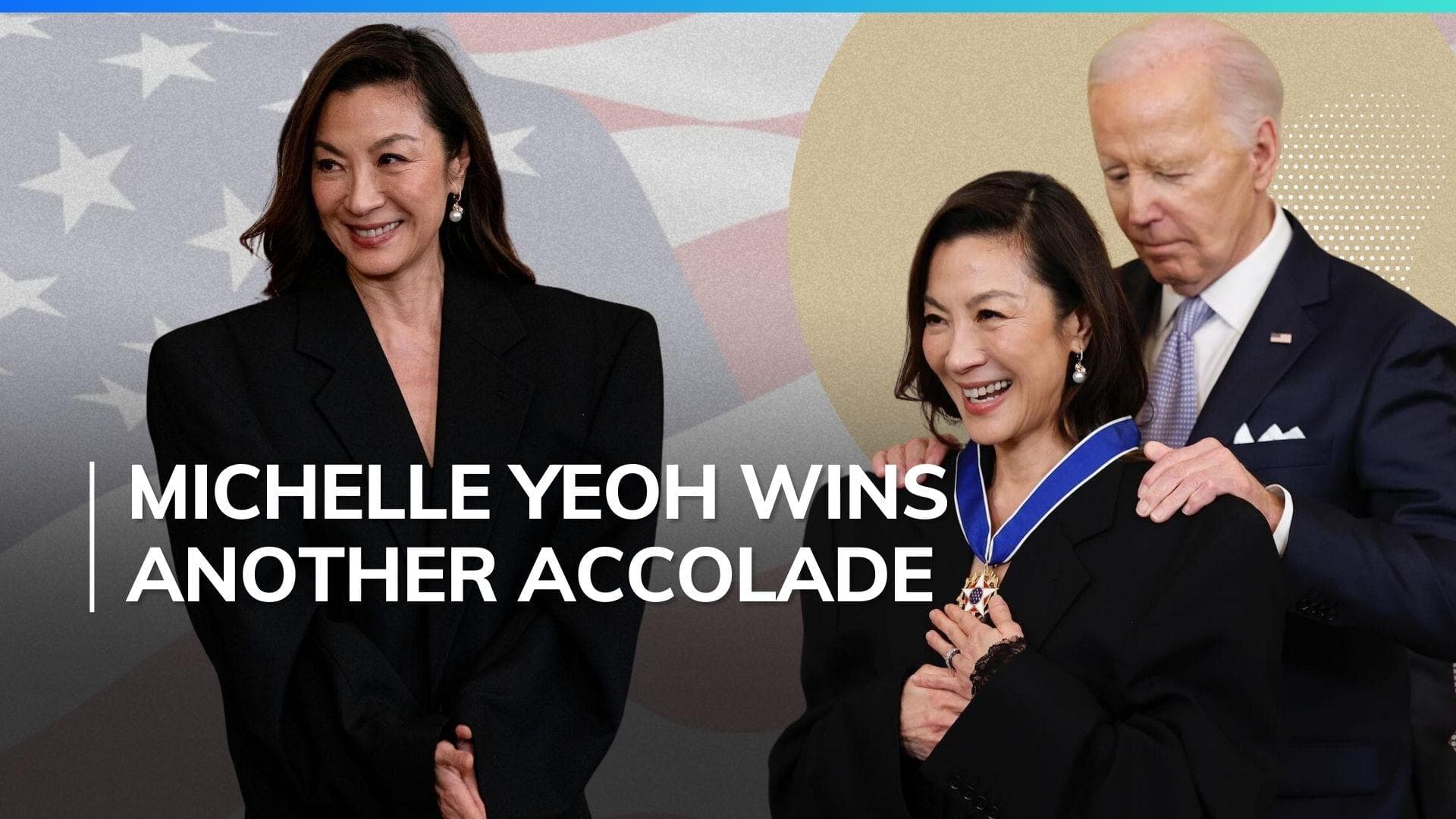 Oscar winner Michelle Yeoh honoured with Presidential Medal of Freedom by US president Joe Biden | Watch