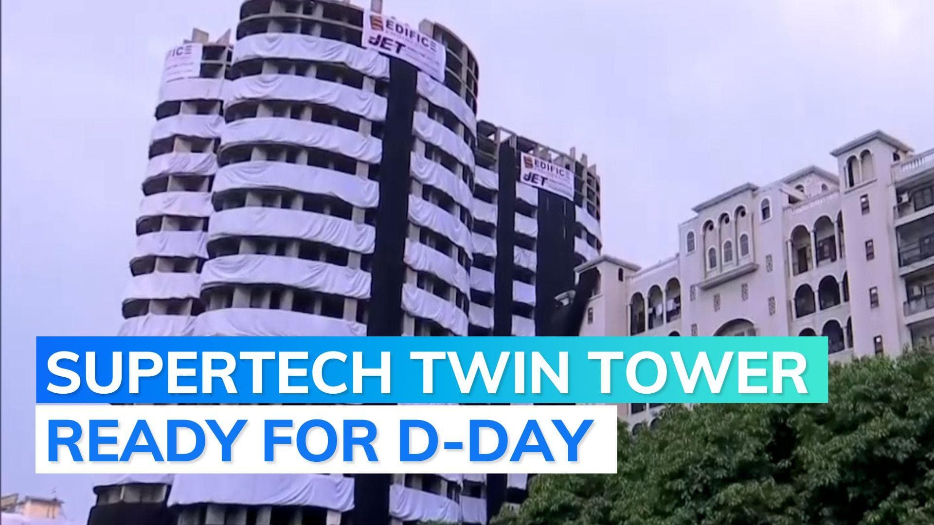 Supertech twin tower demolition: 3,700 kgs of explosives placed; here's what happens next