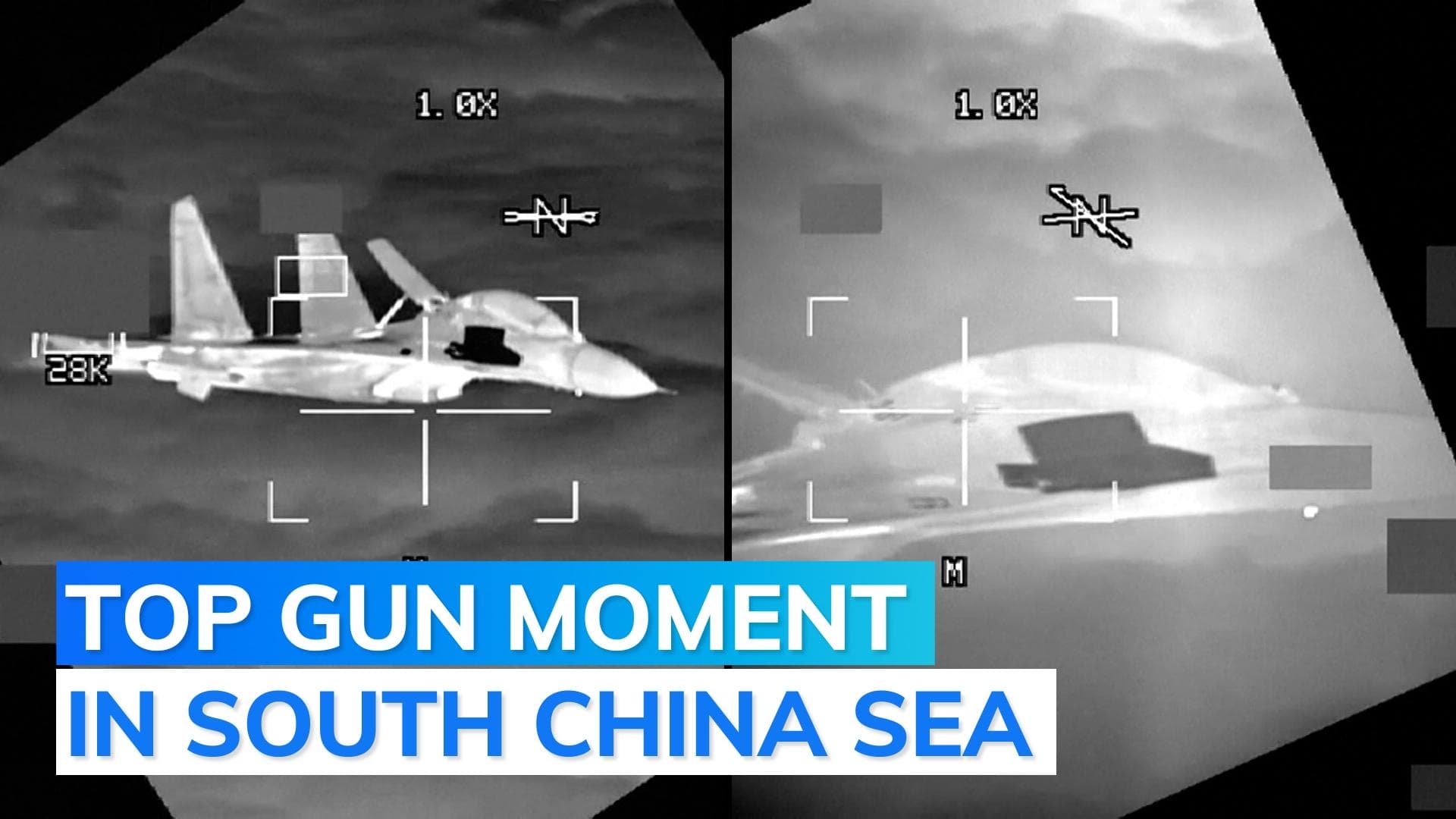 Watch: Chinese fighter jet comes within 10 feet of US B-52 bomber over South China Sea