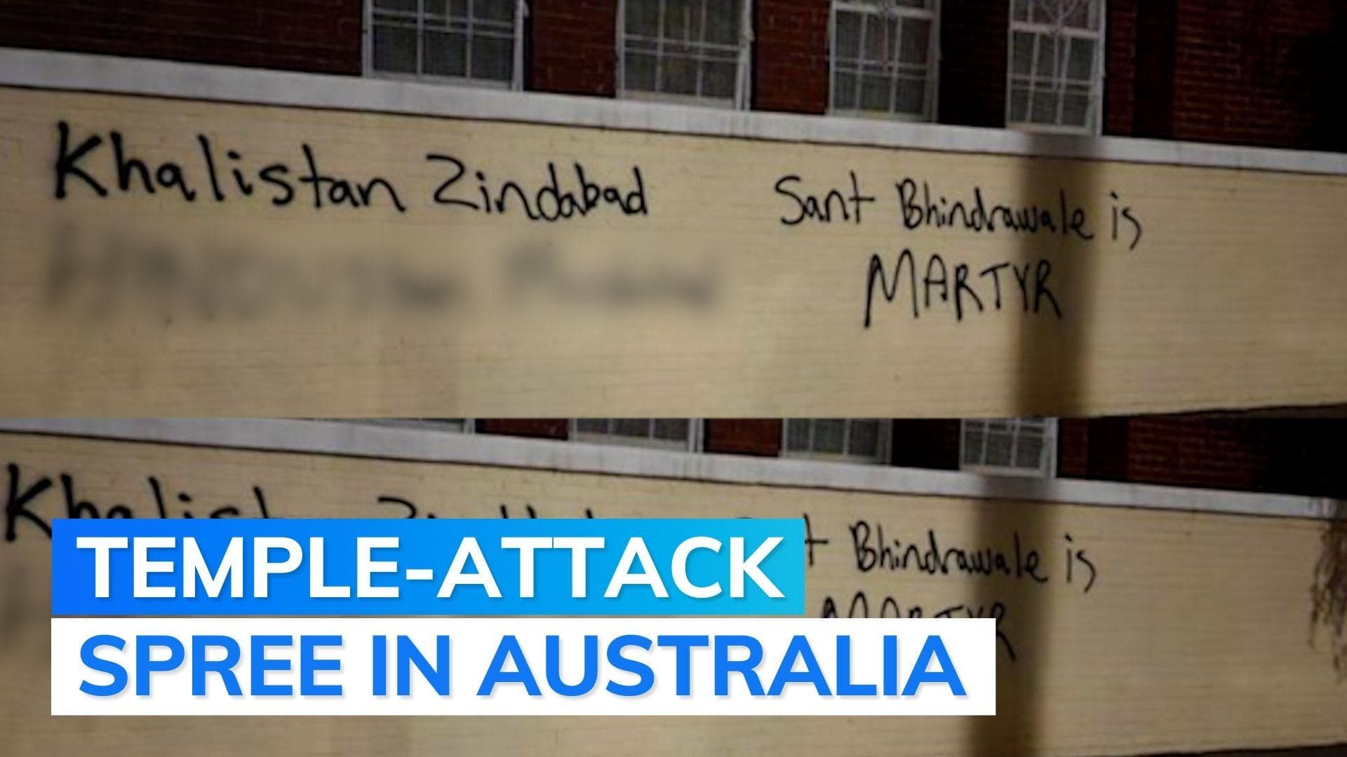 Australia: 3rd Hindu temple vandalised in 2 weeks. This time it's ISKCON Mandir in Melbourne, says report