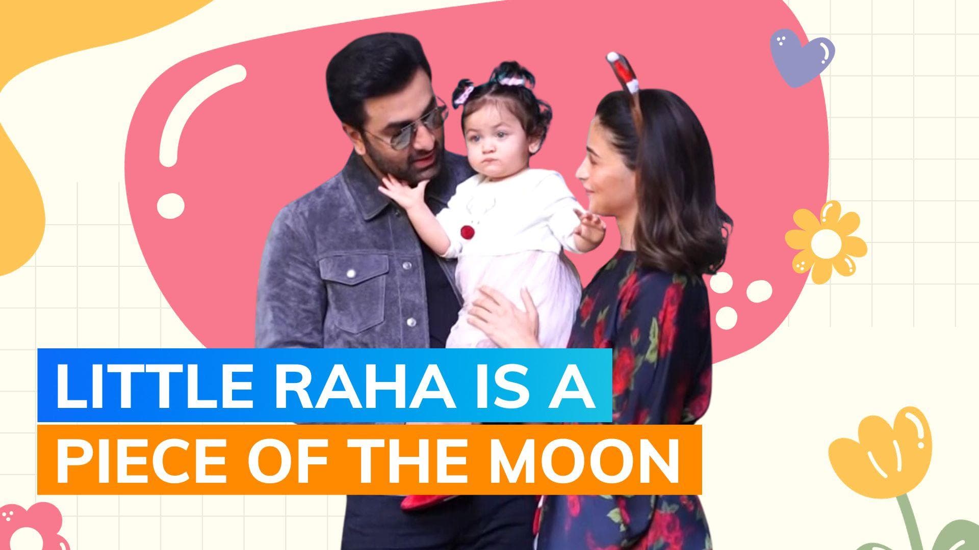 Ranbir Kapoor, Alia Bhatt reveal Raha's face at Kapoor's family Christmas lunch: Watch