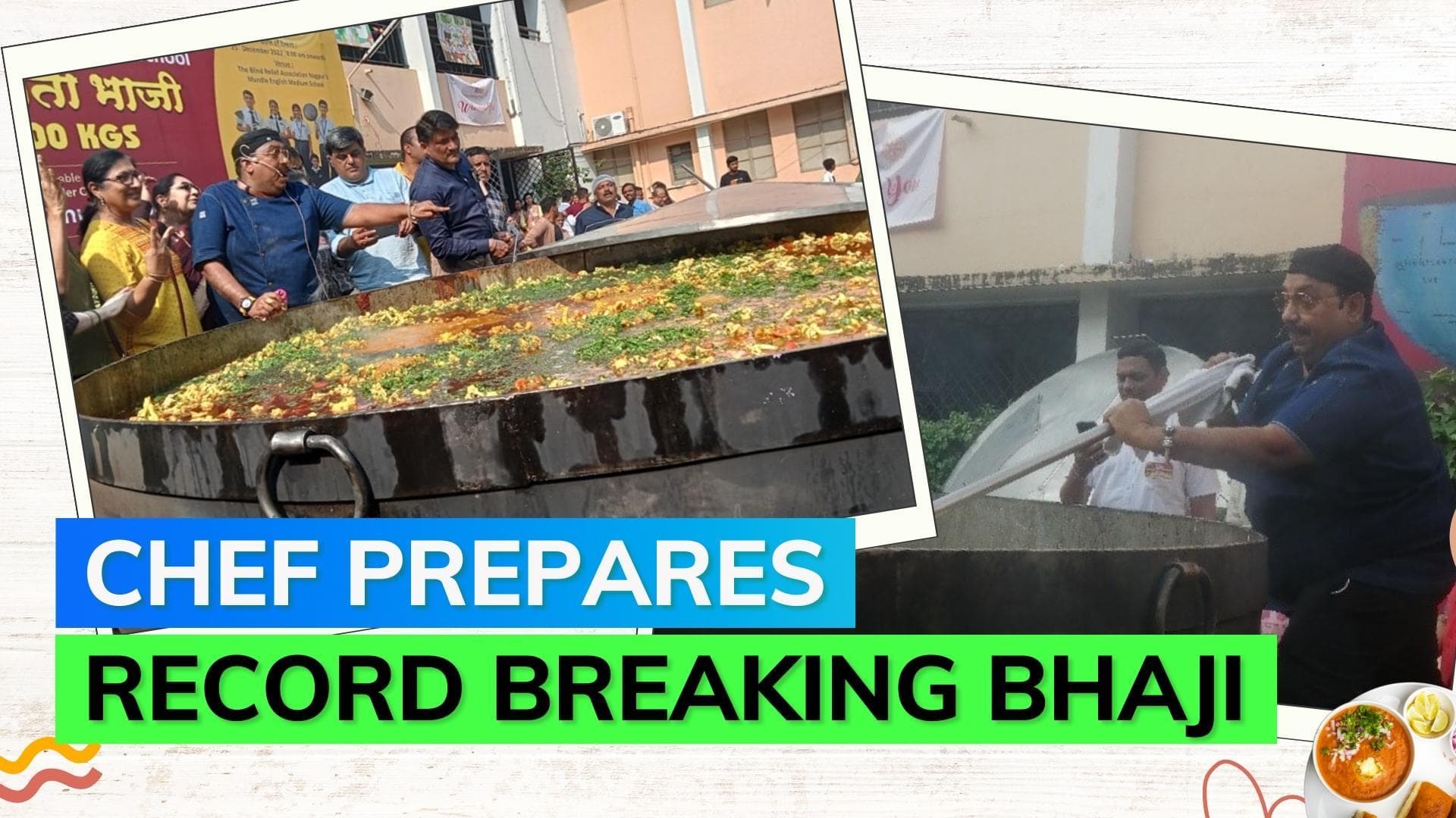 Chef Vishnu Manohar cooks 5000 kg mixed-veg dish to create India Book of Records 2022