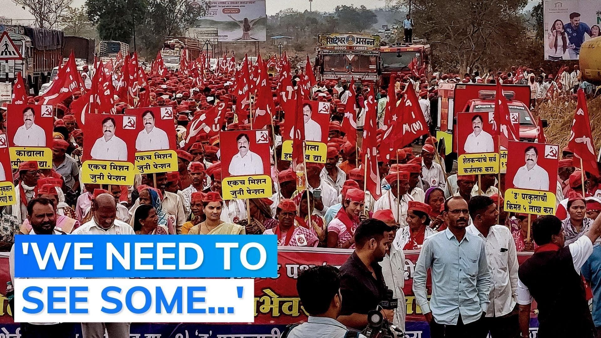 Maharashtra: farmers halt protest march to Mumbai with this warning