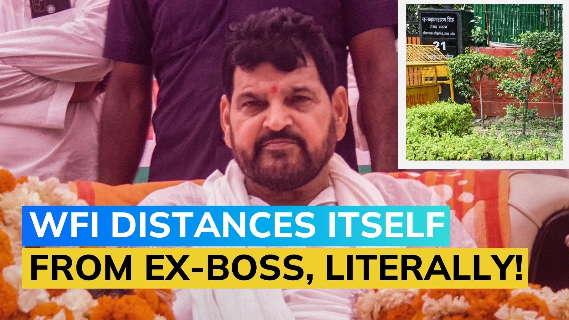 Wrestling Federation of India relocates office from Brij Bhushan Singh’s home