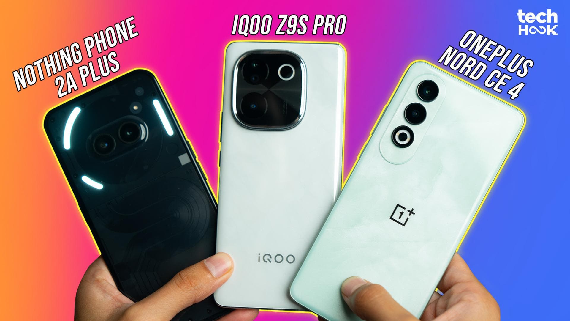 Epic Performance Test! iQOO Z9s Pro vs OnePlus Nord CE 4 vs Nothing Phone 2a Plus