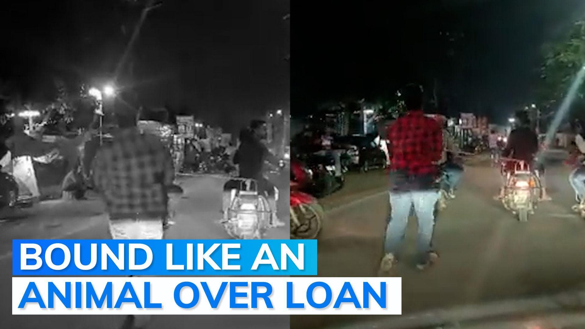 On camera: tied to 2-wheeler, Odisha man forced to run 2 kms 